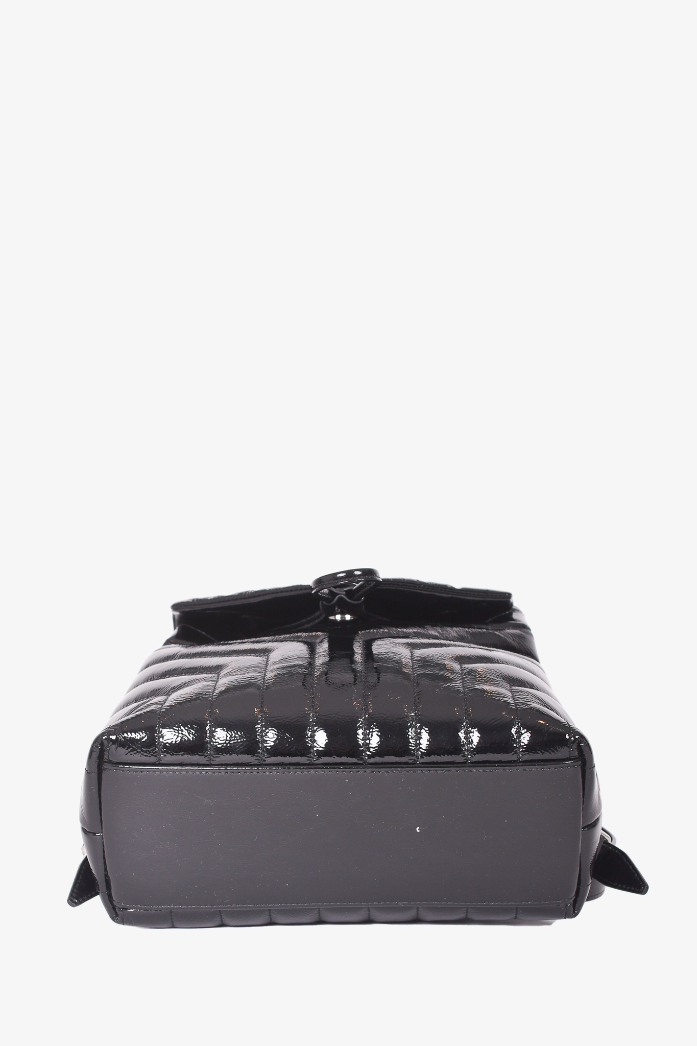 Saint Laurent 2018 Black Patent Small LouLou Backpack