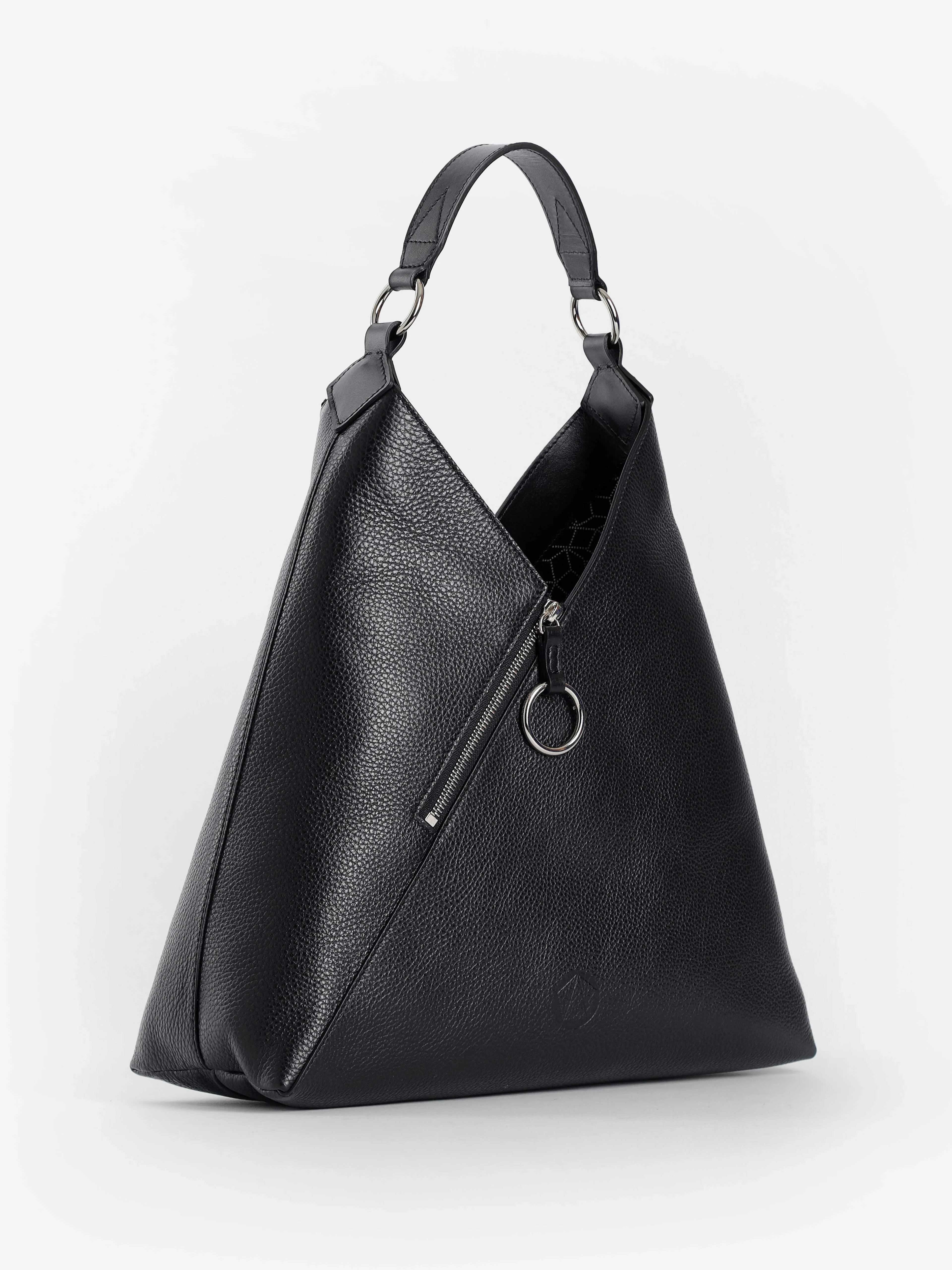 simone rainer pyramid hobo bag