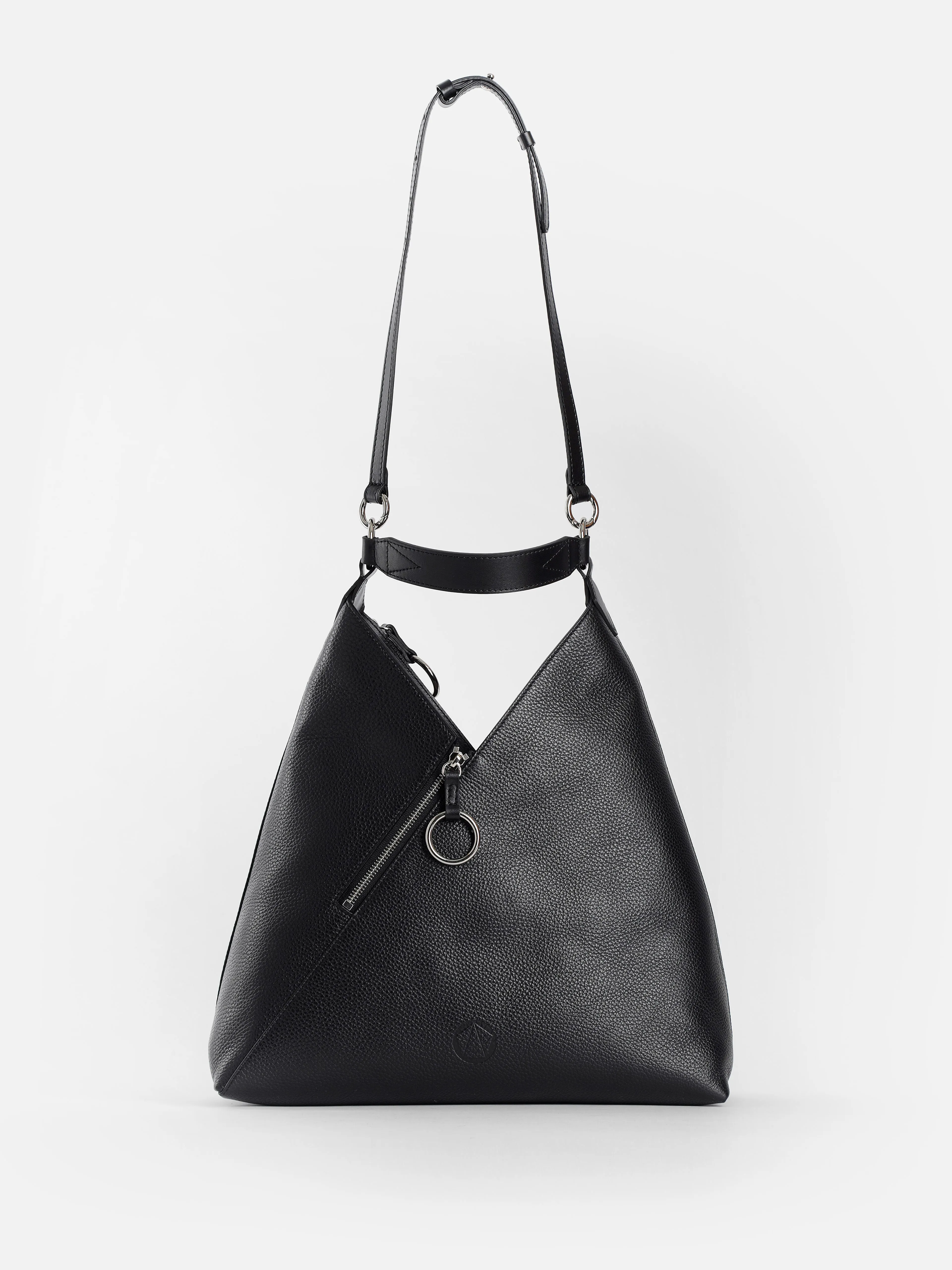 simone rainer pyramid hobo bag