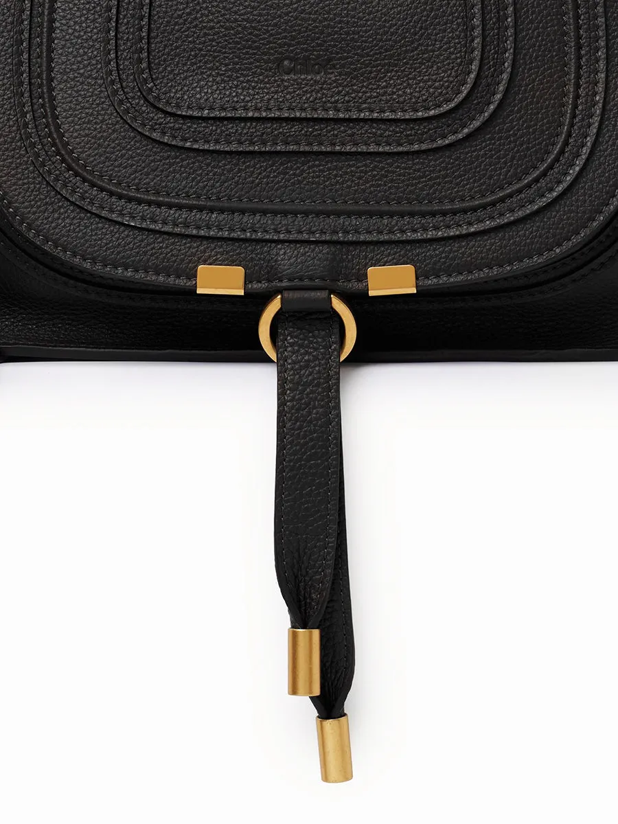 Small Marcie Handbag in Black