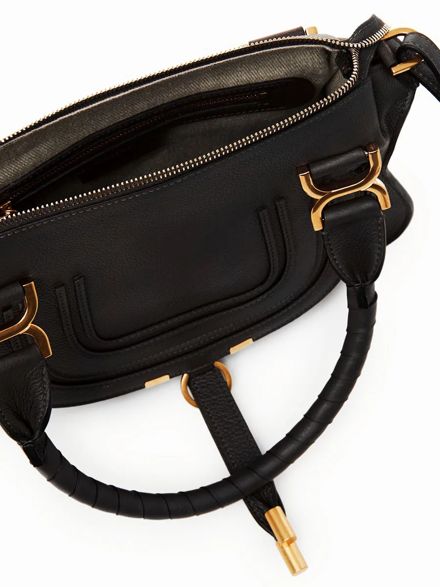 Small Marcie Handbag in Black