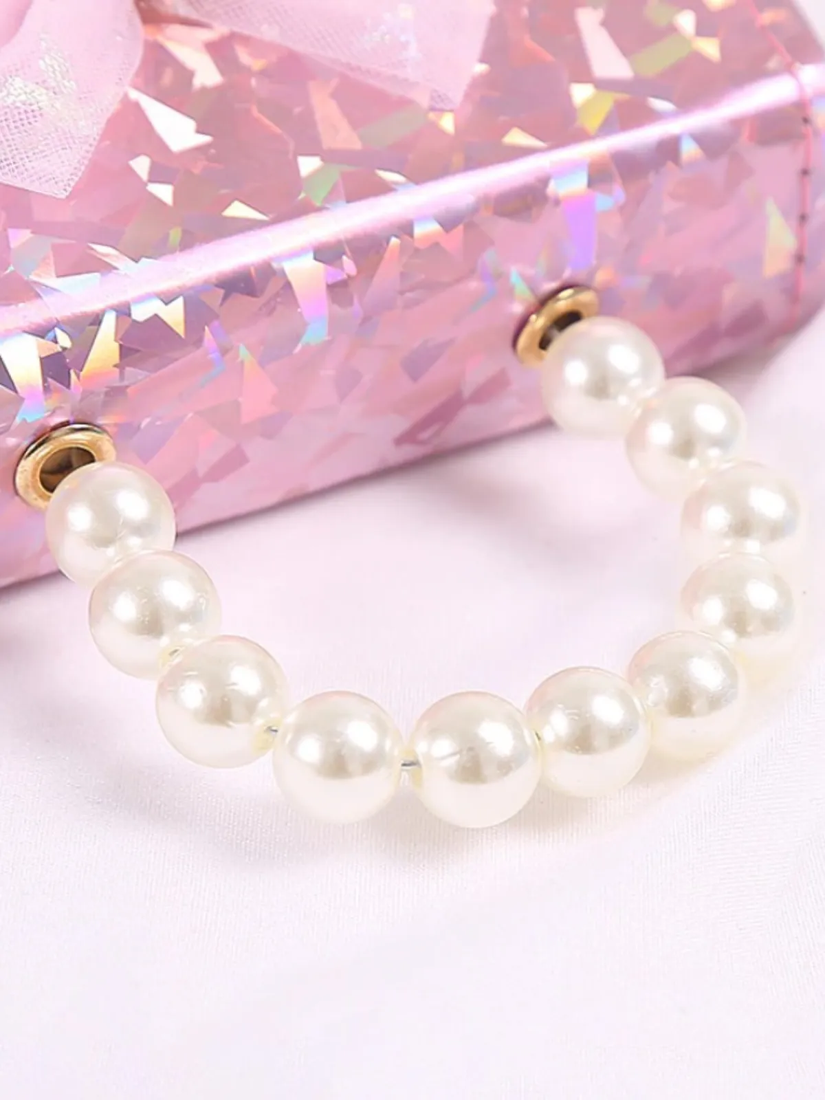 So Enchanting Pearl Handle Mini Bag