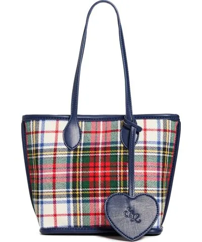 Stoney Clover Lane Little Tote Plaid One Size