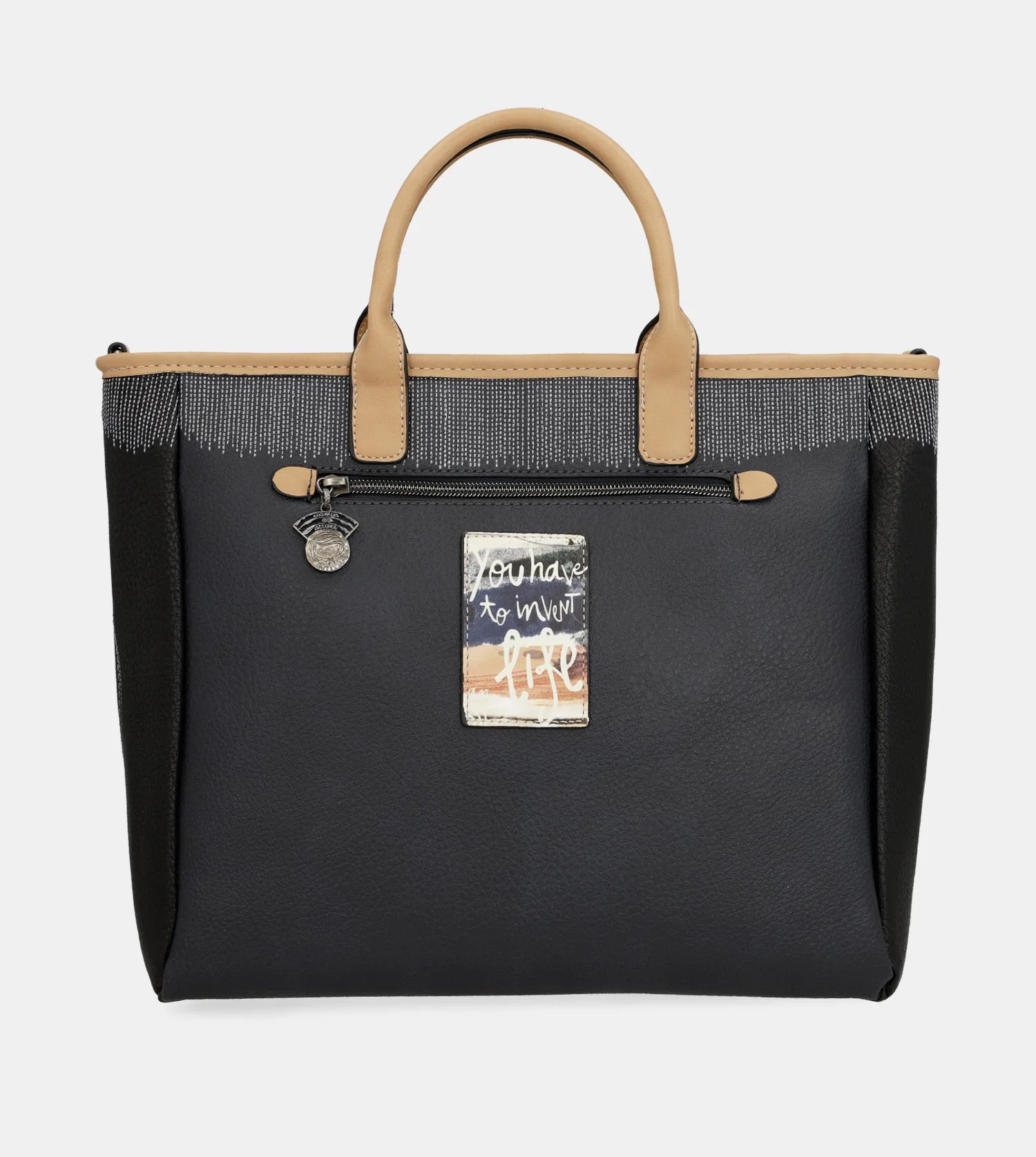 Studio navy blue tote