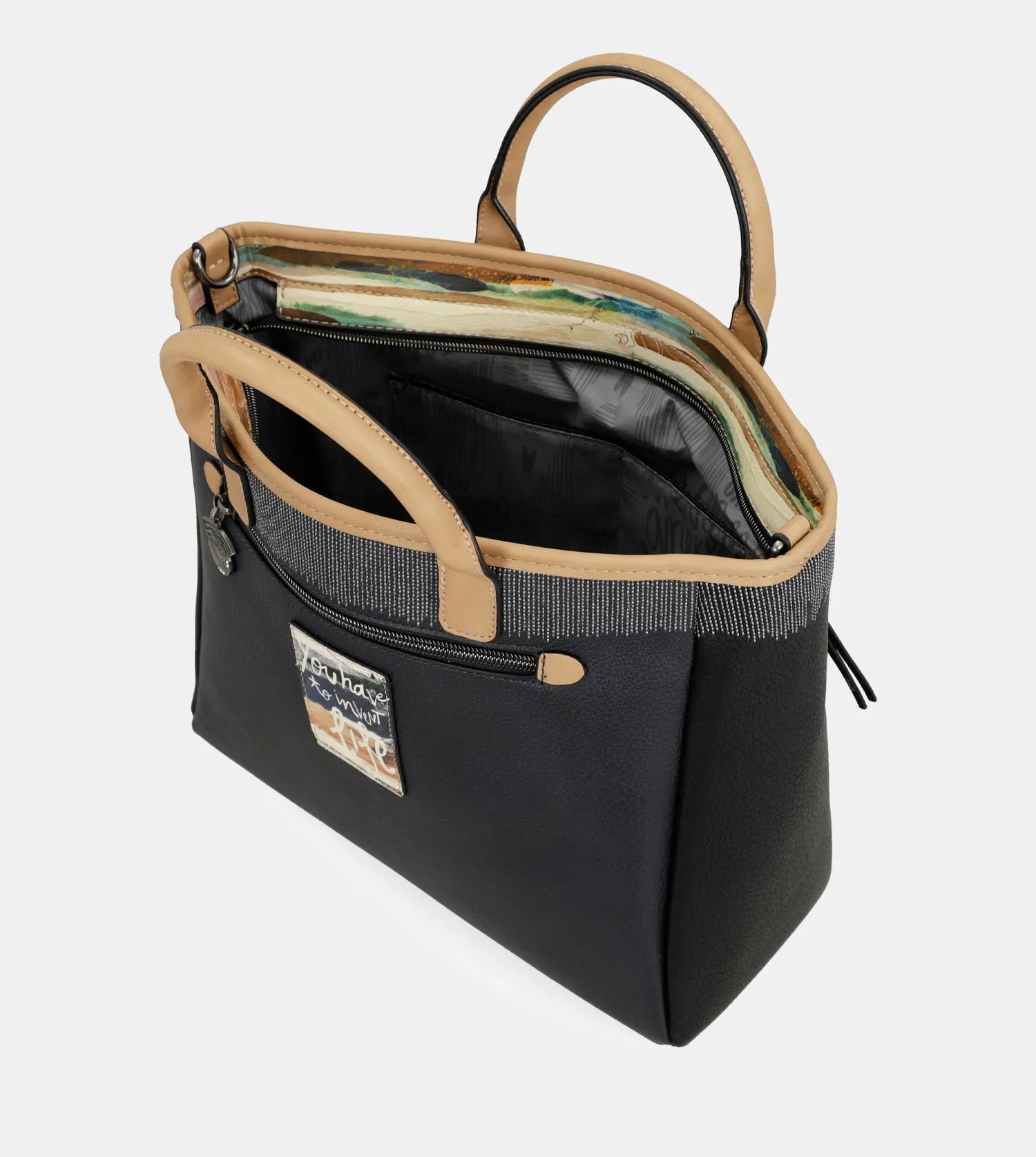 Studio navy blue tote