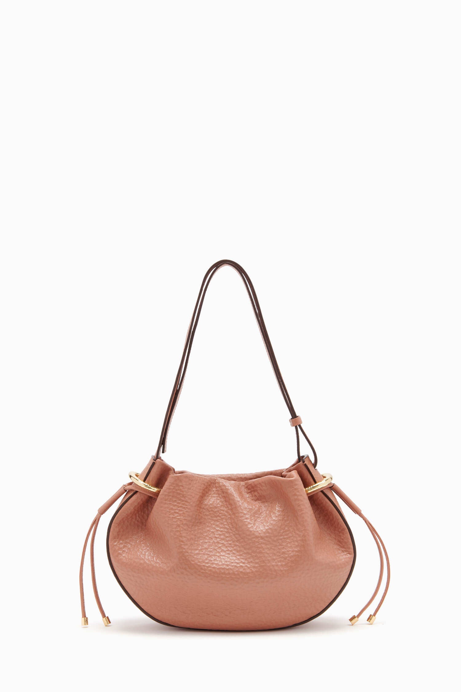 Tilda Ruched Crossbody - Pecan Brown