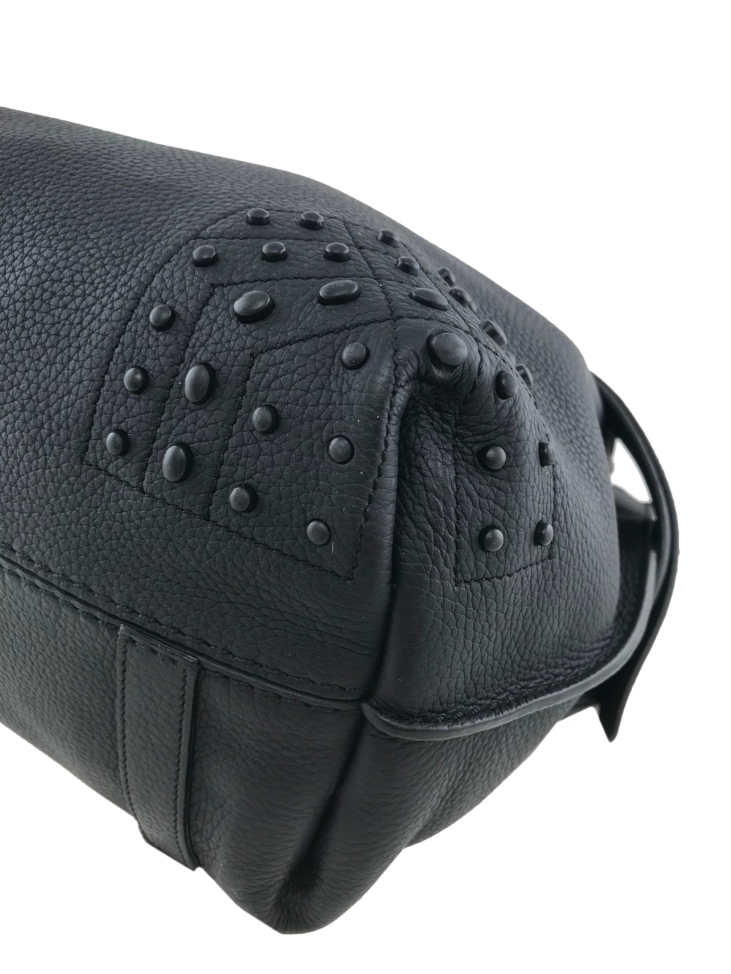 Tod's Medium Leather Studded Wave Backpack