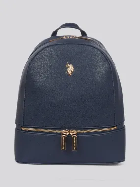 U.S. Polo Assn. Womens Jones Backpack in Navy