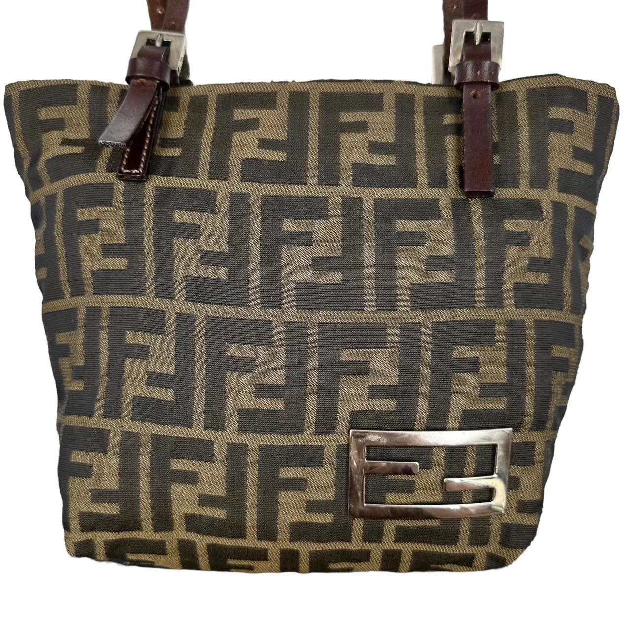 Vintage Fendi Monogram Shoulder Bag