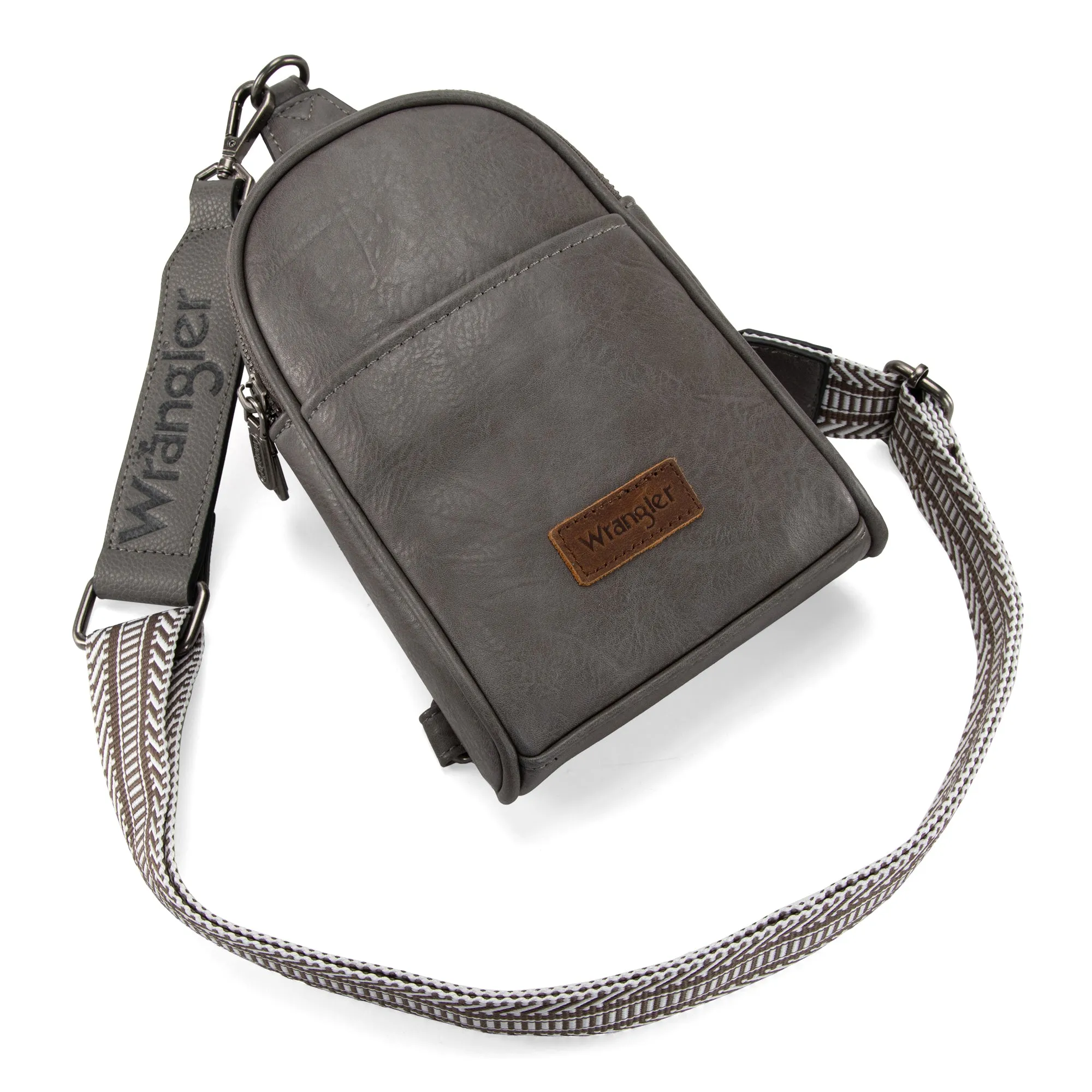 WG87-324 Wrangler Sling Bag/Crossbody/Chest Bag  - Grey