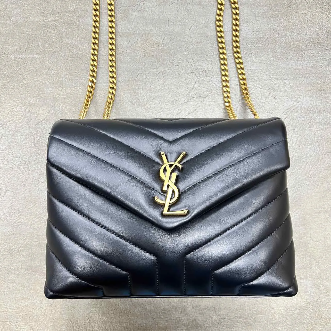 YSL Handbag LOULOU SMALL New Black Size Small