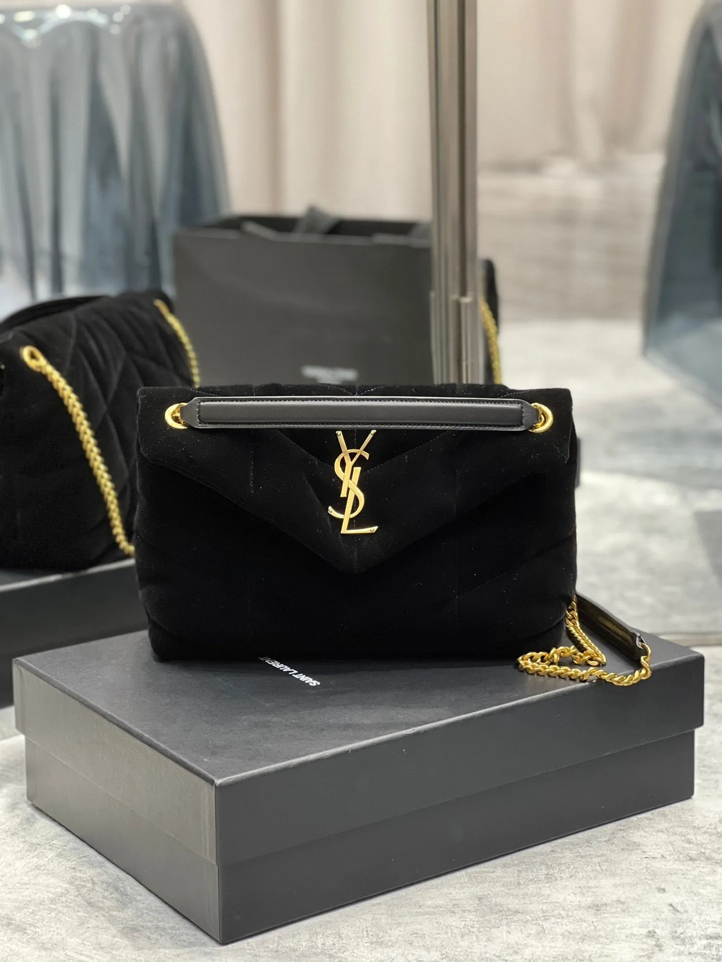 Yves Saint Laurent Puffer Small Chain Bag