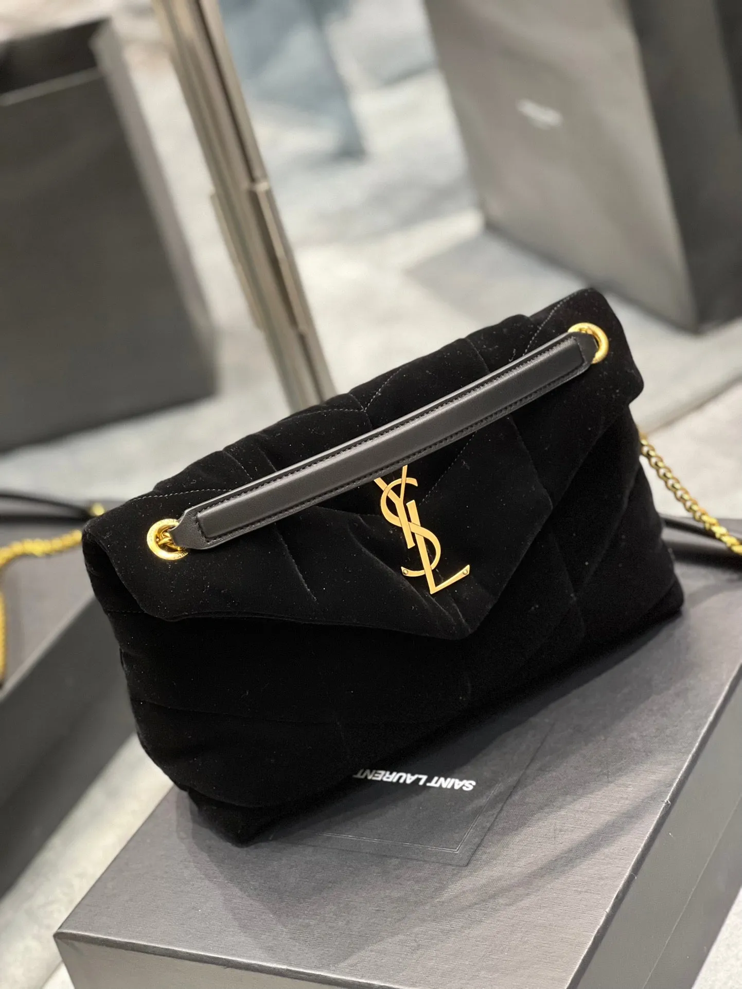 Yves Saint Laurent Puffer Small Chain Bag