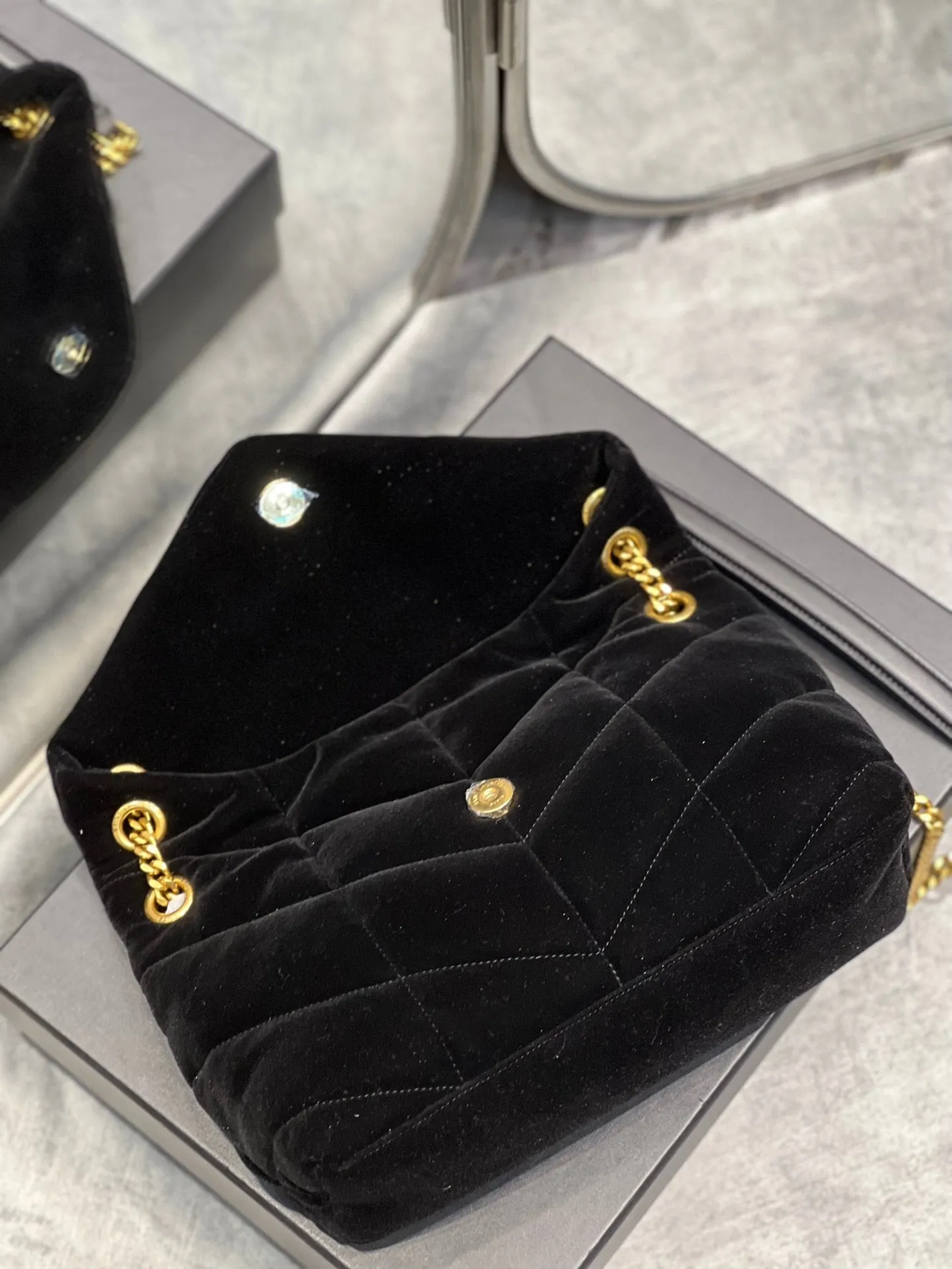 Yves Saint Laurent Puffer Small Chain Bag