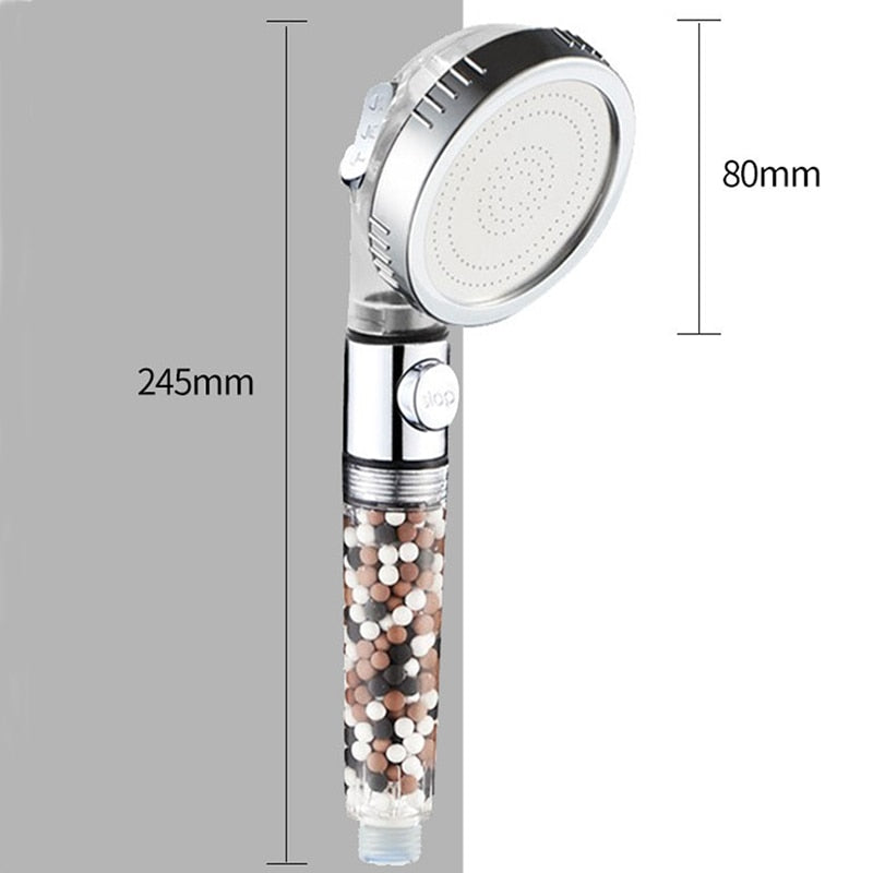 ZhangJi Spa Shower Head - Relaxation and Water Saving