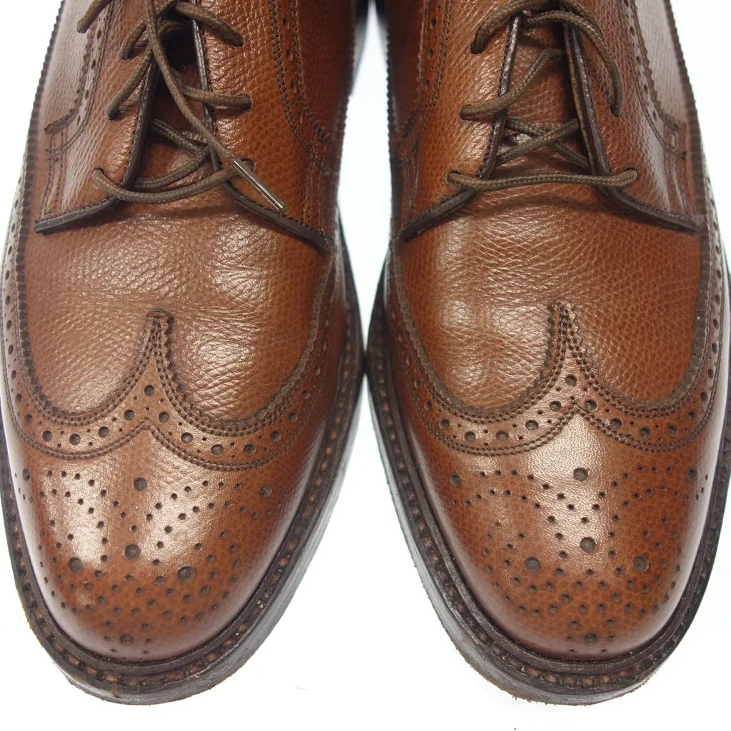 美品◆フローシャイム フルブローグシューズ KENMOOR 97625 メンズ サイズ6D ブラウン系 FLORSHEIM【AFC31】